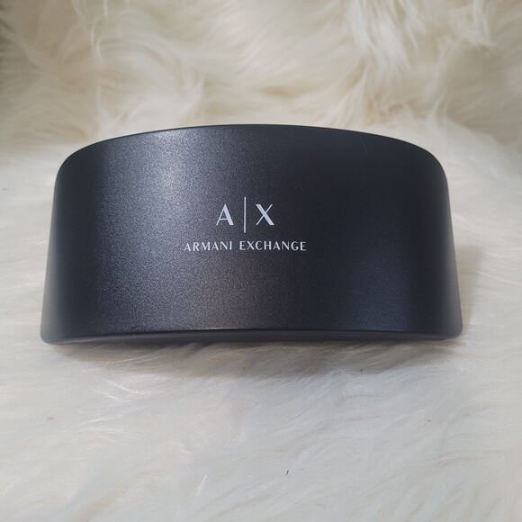 A/X Armani Exchange Sun-glass/Eyeglass Case Men's Black - Picture 1 of 4